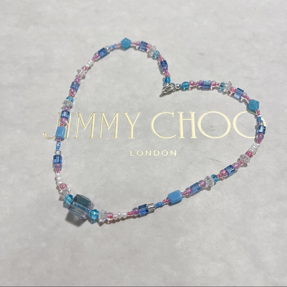Handmade Crystal Beaded Necklace